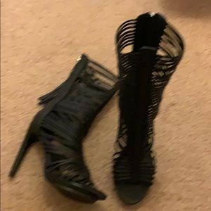 B.N., Tall Gladiator heeled sandal, size 7